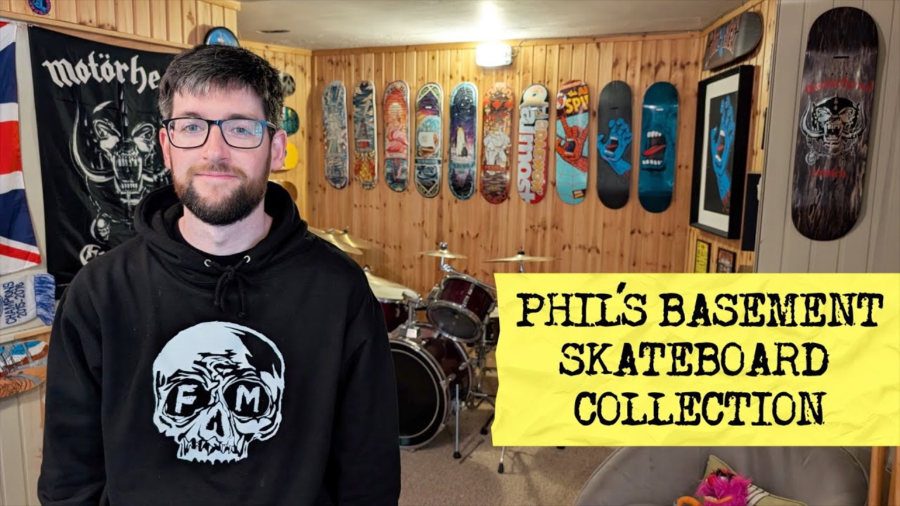 Phil's Basement Skateboard Collection