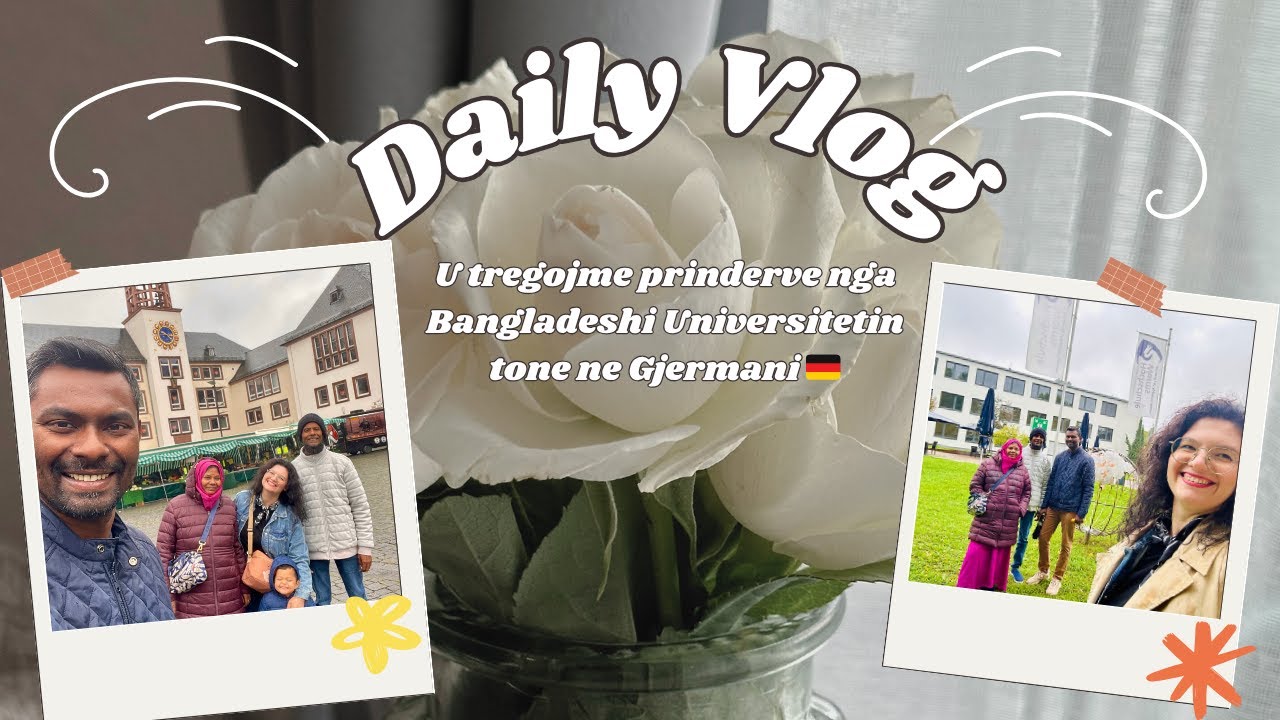 PRINDERIT NGA BANGLADESHI VIZITOJNE QYTETIN KU STUDIUAM & U NJOHEM 🇩🇪| Nostalgji & kujtime ❤️