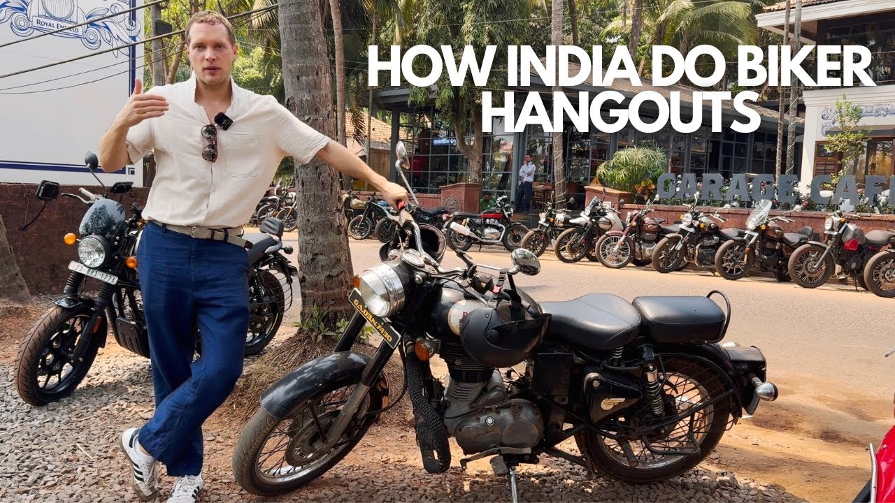 Как в Индии устраивают байкерские тусовки | Royal Enfield Garage, Гоа