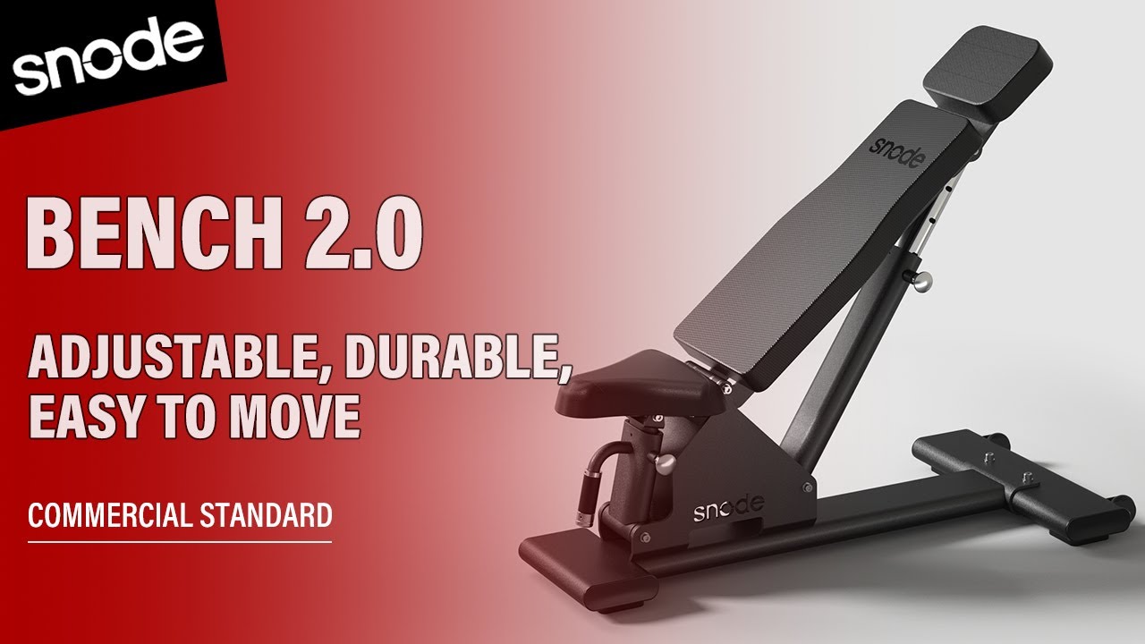 Snode Heavy Duty Adjustable Bench 2.0
