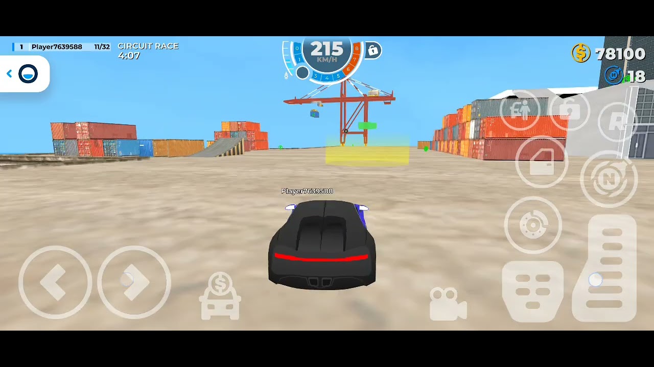 Circuit Race mission complete with buggati chiron-poki mph online.