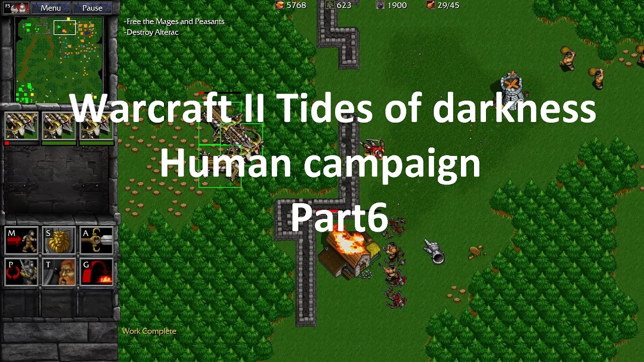 Lets play Warcraft 2 Remastered: Human campaign Tides Of Darkness part 6