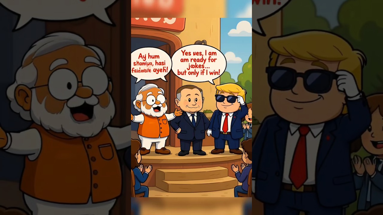 Modi vs Trump vs Putin – Funniest Cartoon Comedy Show 😂 | Cute World Leaders