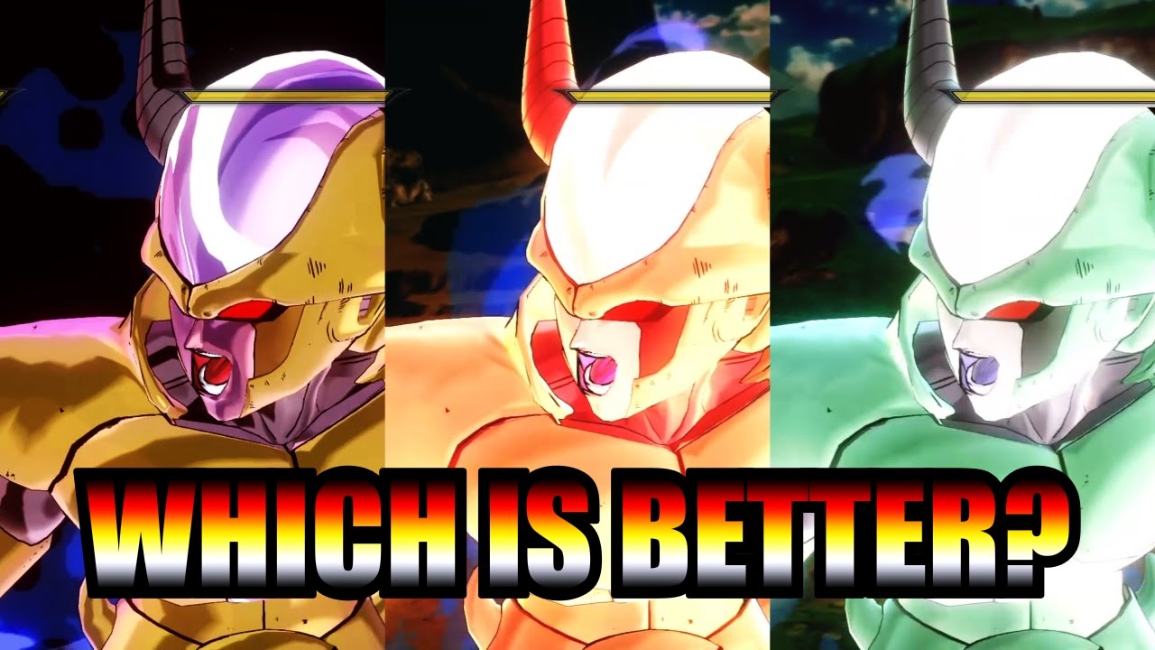 Xenoverse 2 Frieza Race Transformations Compare: Golden Form, Kaioken and Potential Unleashed