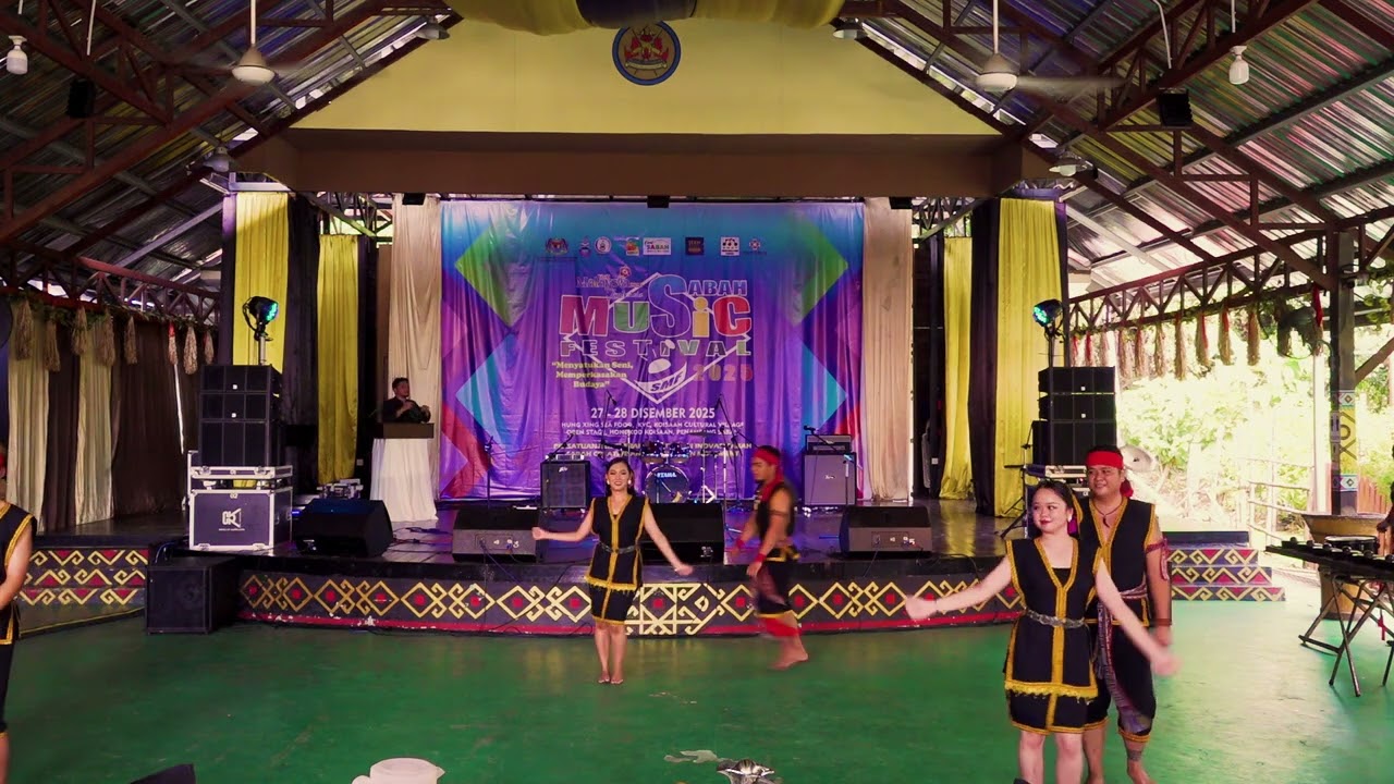 SENI TARI KREATIF TARIAN SUMIRID DUSUN LIWAN RANAU - FESTIVAL MUZIK SABAH 2025