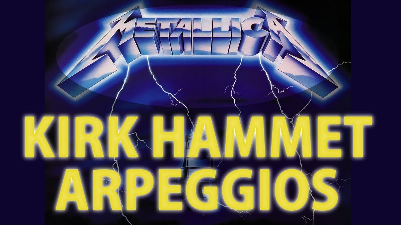 Изучите Ride The Lightning Arpeggios — урок игры на гитаре Metallica и стиль Кирка Хэммета
