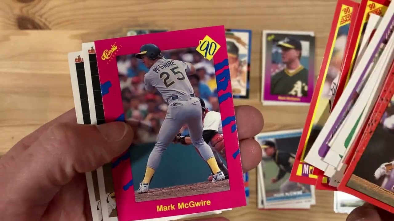 Mark McGwire Baseball Card Collection Review!