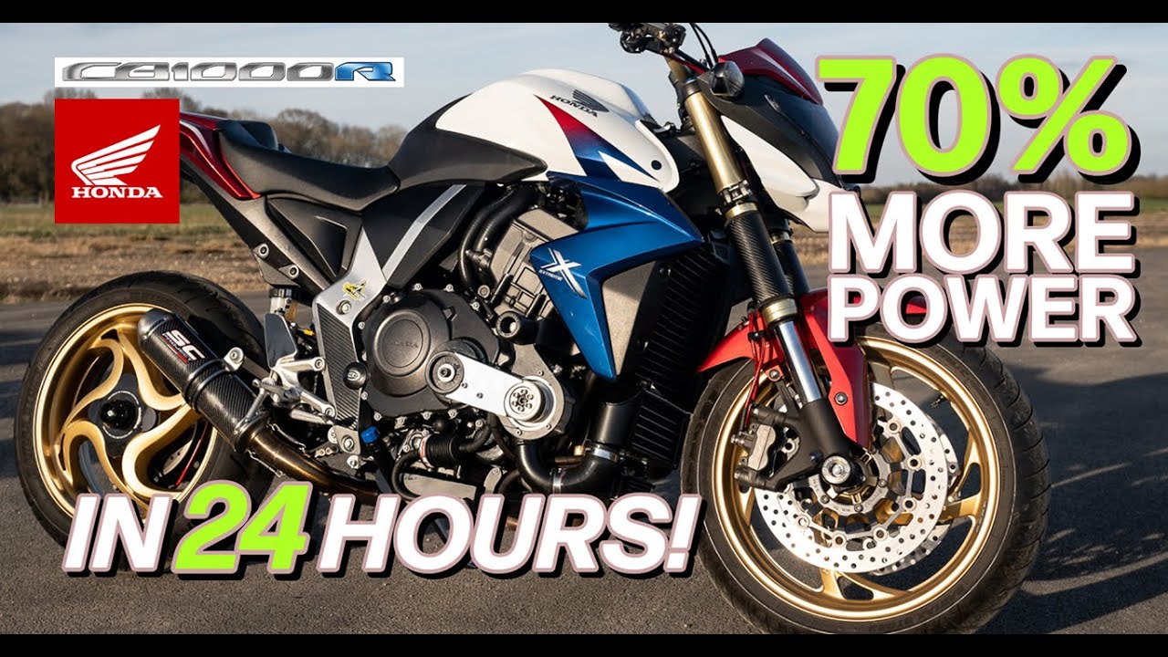 Наддув Honda CB1000R за 24 часа! | Увеличение мощности на 70%!