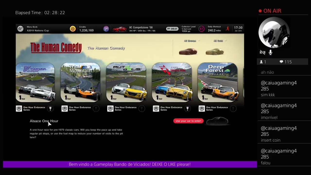 Gran Turismo 7 Show de Horrores #PS4 #live #Brasil