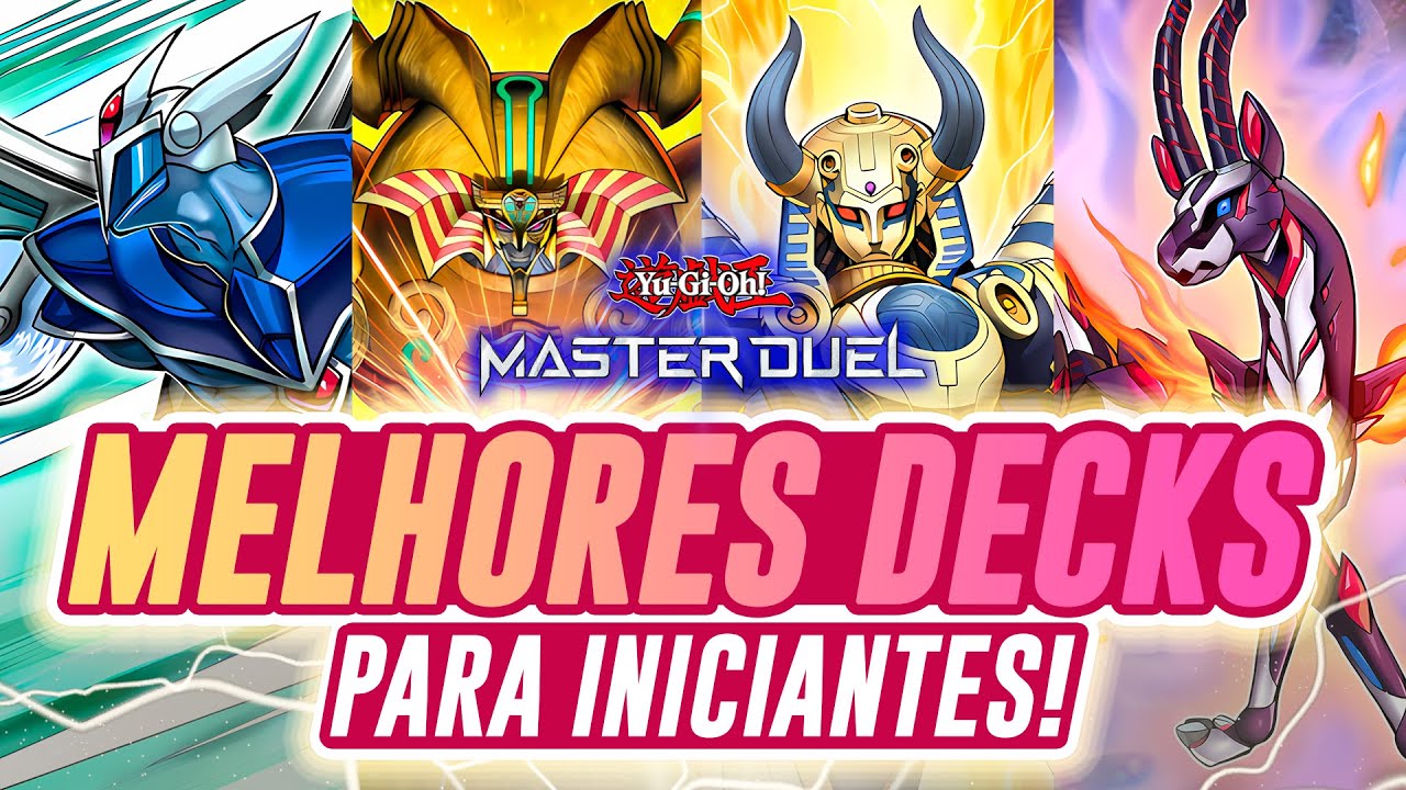TOP 10 MELHORES DECKS PARA INICIANTES! Yu-Gi-Oh! Master Duel