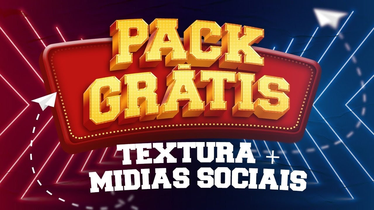 Pack Designer GRATUITO | Artes Social Media Texture (+ de 8GB)