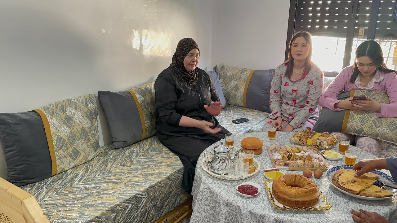 اجواء العيد 💃🏻ايمان وامينة لابسبن حوايج العيد🤔 أنا كيف جاتكم جلابتي💃🏻