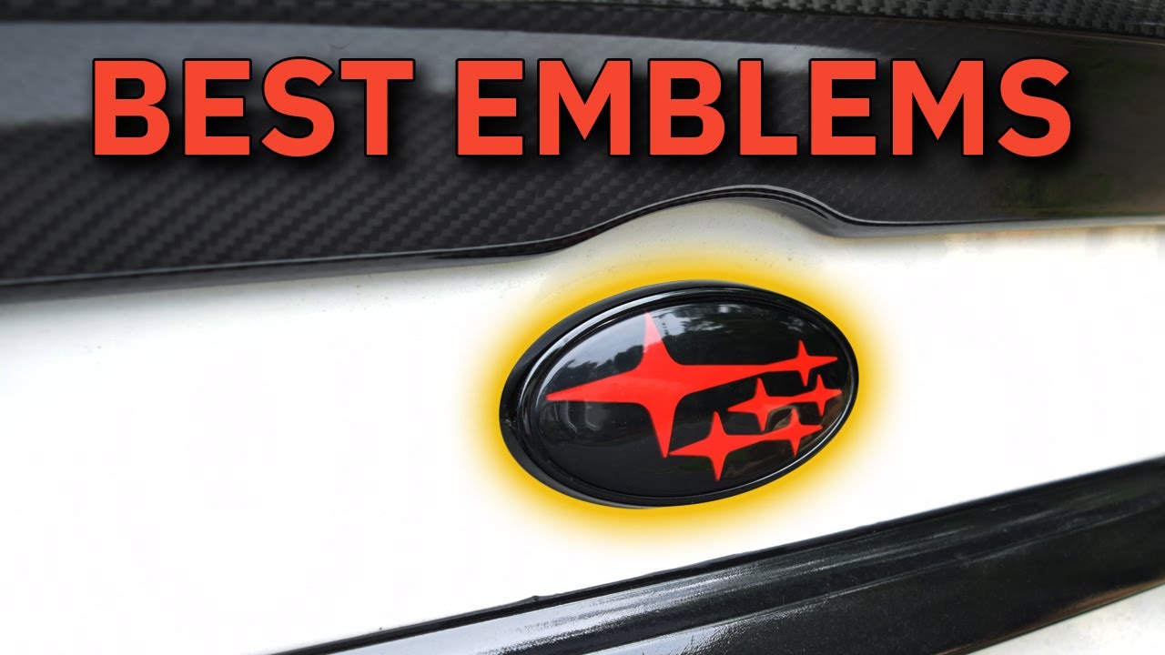The BEST Front & Rear Emblems For Your 2015+ Subaru WRX or STI!