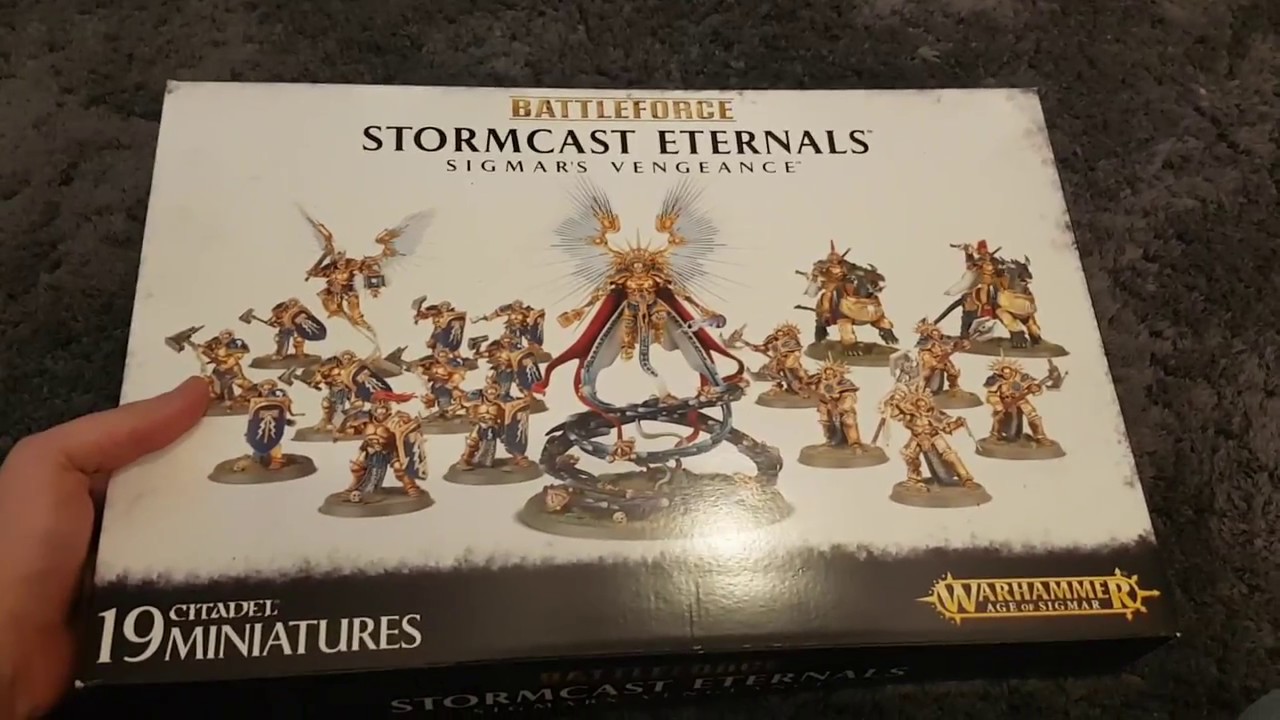 AOS: Battleforce Stormcast Eternals Sigmar's Vengeance german HD★ Mega Unboxing