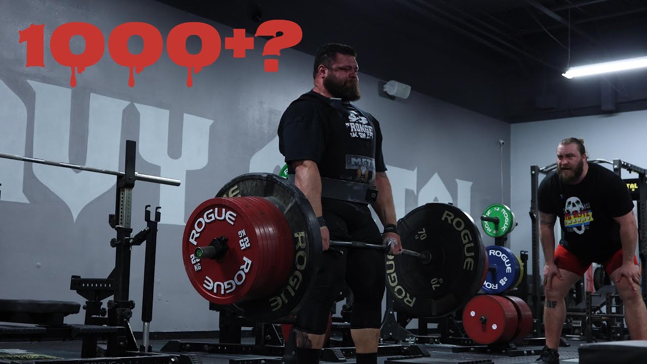 WSM Prep Week 5, HUGE Deadlifts!!! 1000+?