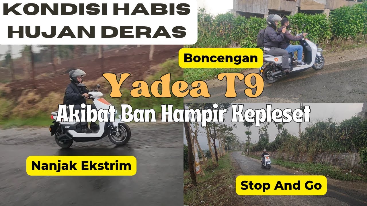 Yadea T9 Diajak Boncengan Di Tanjakan Bisa Tidak? Ini Keluhan Pemilik Yadea T9