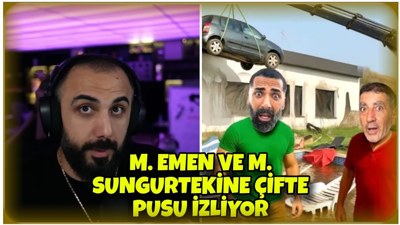 BARIŞ G MAMİ EMEN VE MURAT SUNGURTEKİNE ÇİFTE PUSU İZLİYOR @SefaKndr