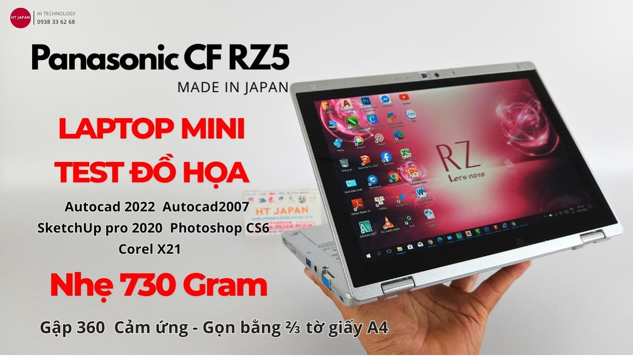 Panasonic CF-RZ5 – Chiếc laptop dành cho người hiểu rõ giá trị của sự gọn nhẹ