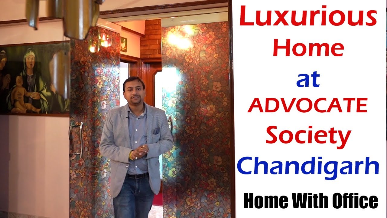 4BHK Luxury Home With Office Space at Advocate Society Sector 49A Chandigarh | Luxury Home Tour