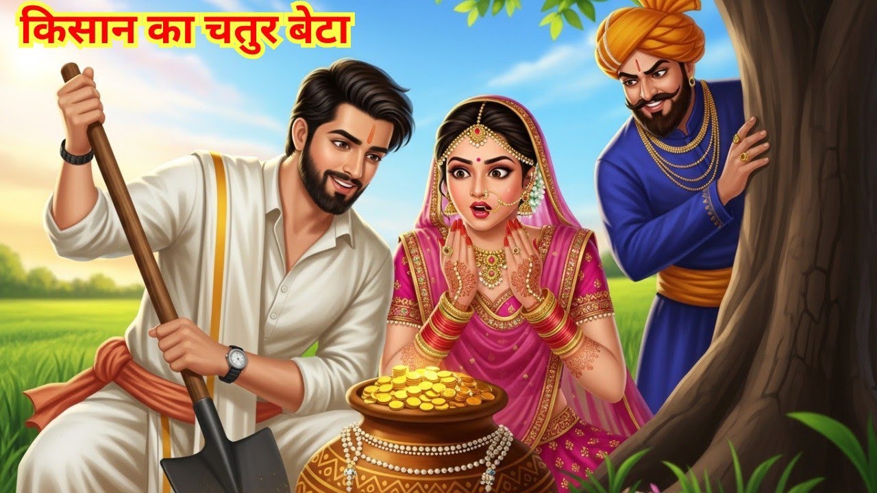 लालची सेठ को किसान के बेटे ने सिखाया सबक | गरीब किसान की चतुराई |Moral Story in Hindi | Hindi Kahani