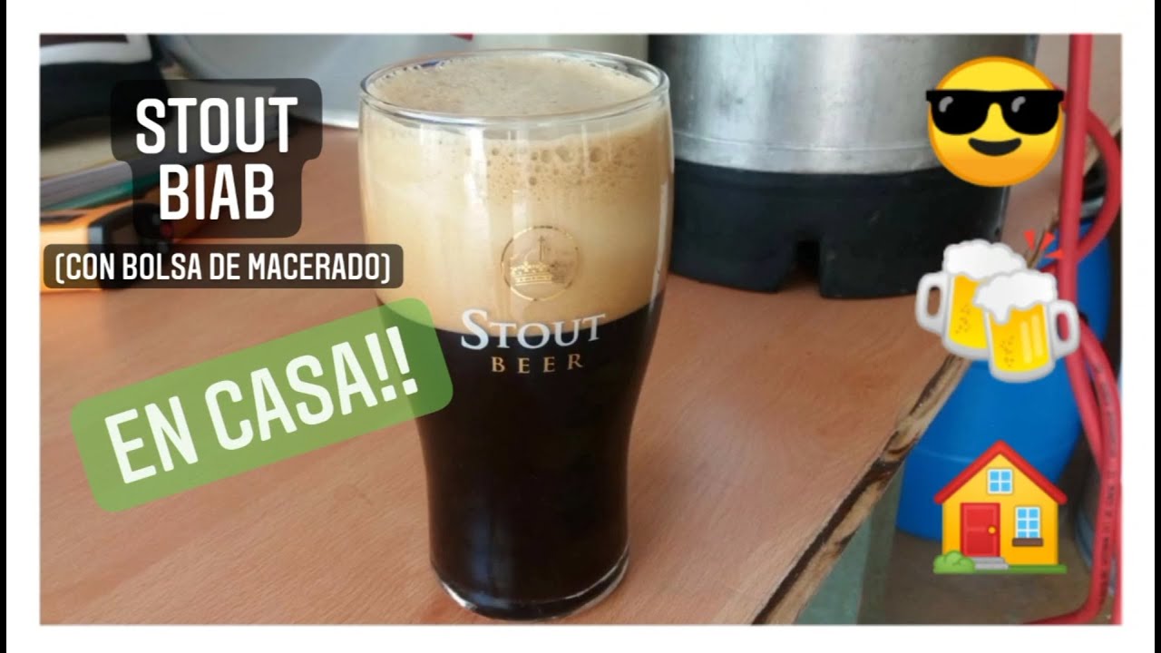 🍻🍻 CERVEZA ARTESANAL EN CASA!! 🍻🍻 STOUT (BIAB)