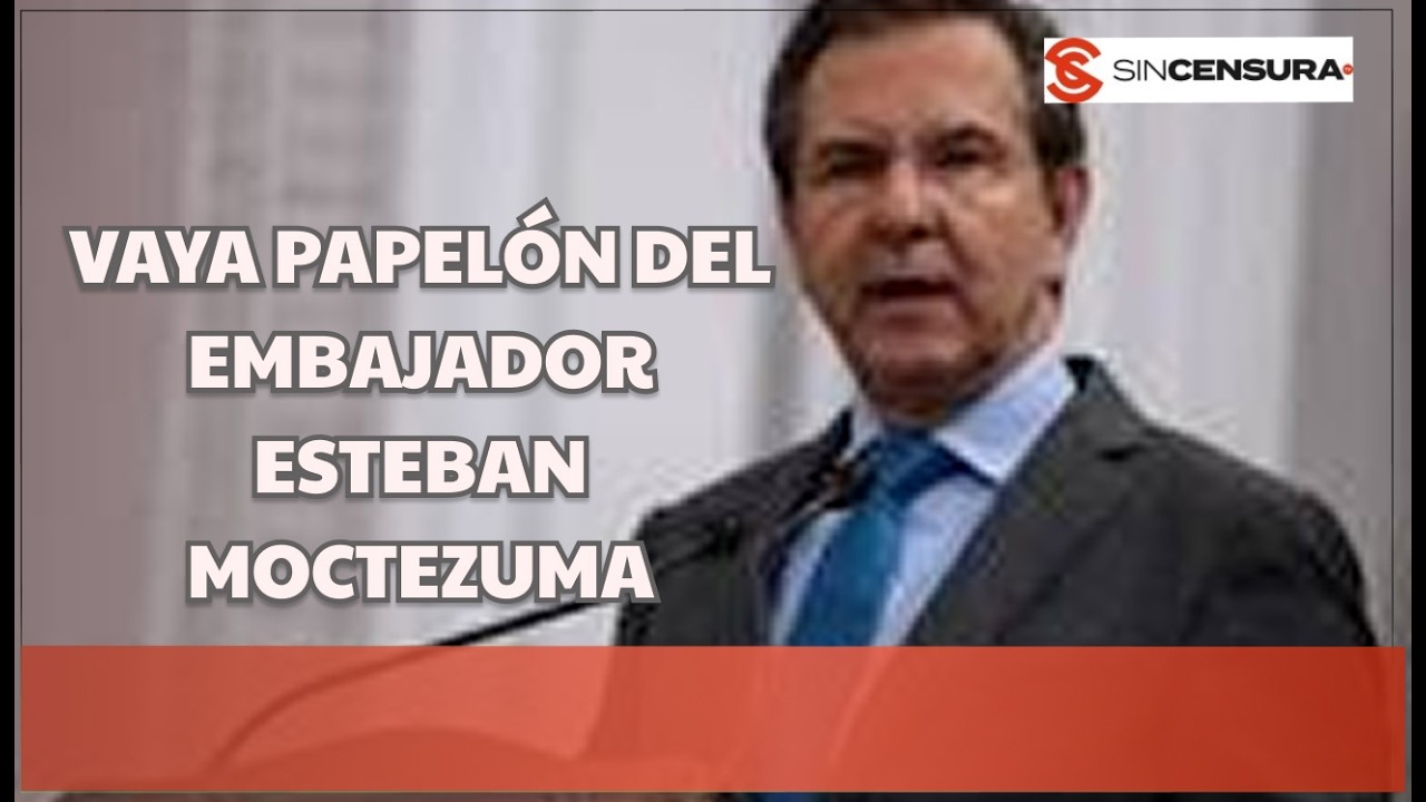 ESTEBAN MOCTEZUMA anda de MAFAFO MOSQUITO haciéndola de CRONISTA en lugar de su CHAMBA