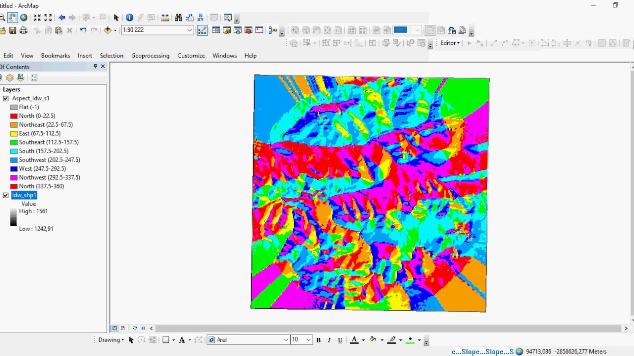 ArcMap Terrain Analysis Overview