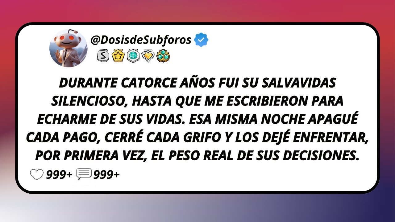 Durante Catorce Años Fui Su Salvavidas Silencioso, Hasta Que Me Escribieron Para Echarme...