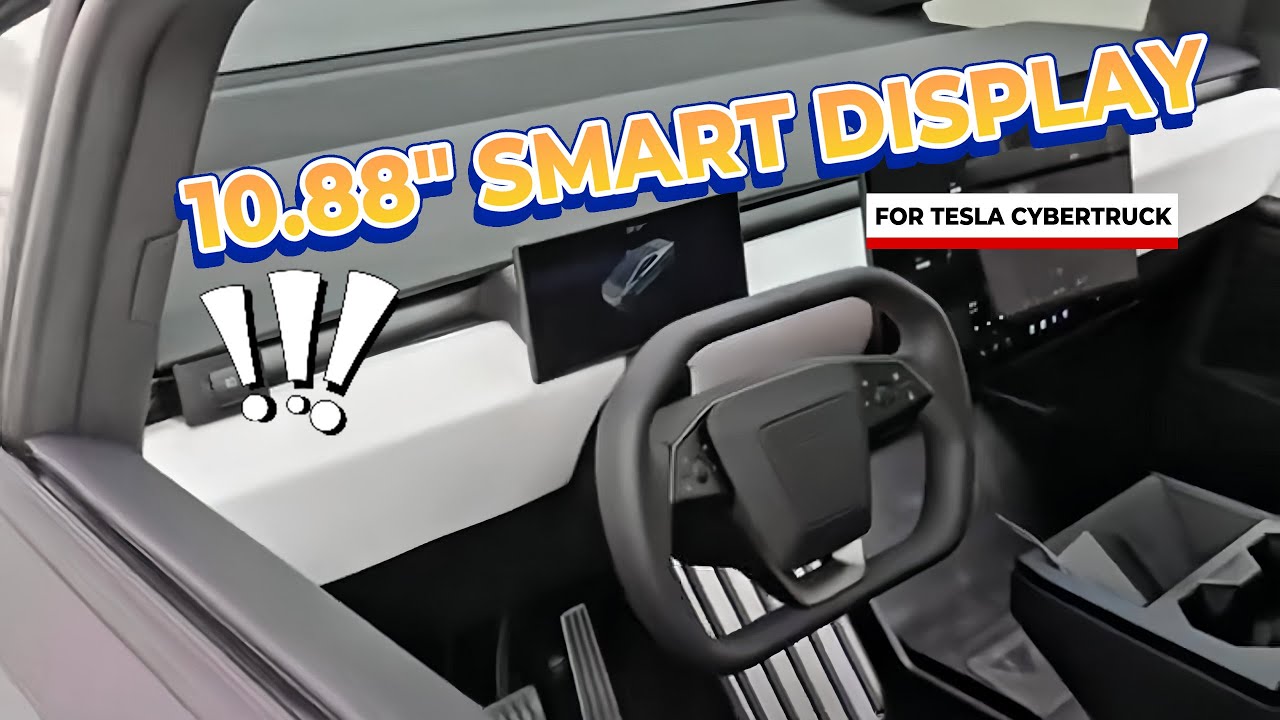 install - Cybertruck Smart Cluster 10.88&Prime; CarPlay & Android Auto Upgrade