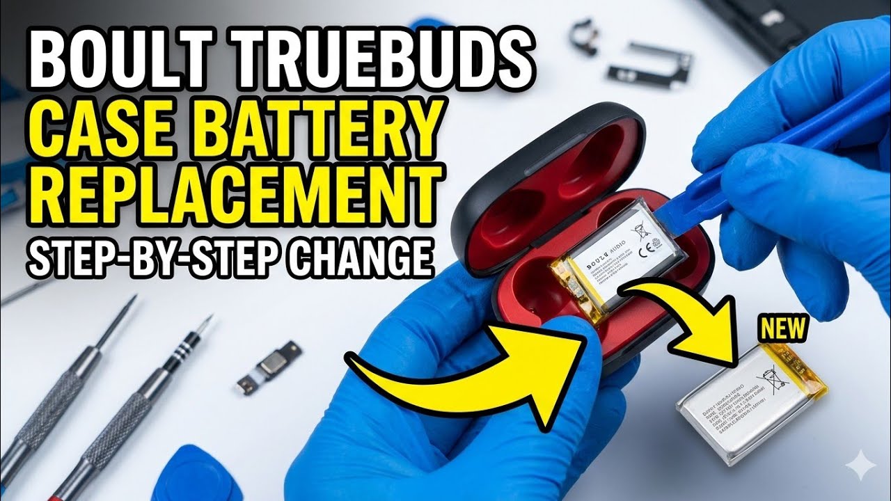 Boult Earbuds - Boult Audio Truebuds Case Battery Replacement | Boult Audio Truebuds Battery Change