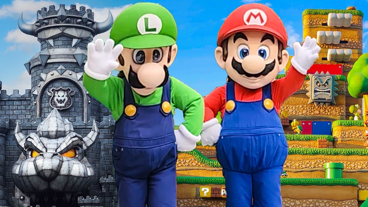 Мир Super Nintendo в Universal Studios Japan! Видео с видом от первого лица на аттракционах, еда ...