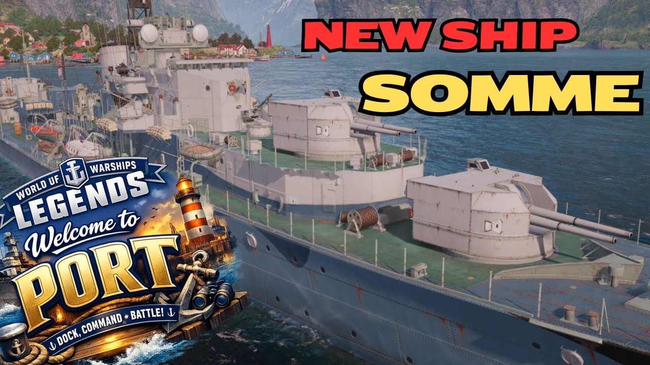 «Сомма» — первый взгляд — новый британский эсминец — World of Warships Legends