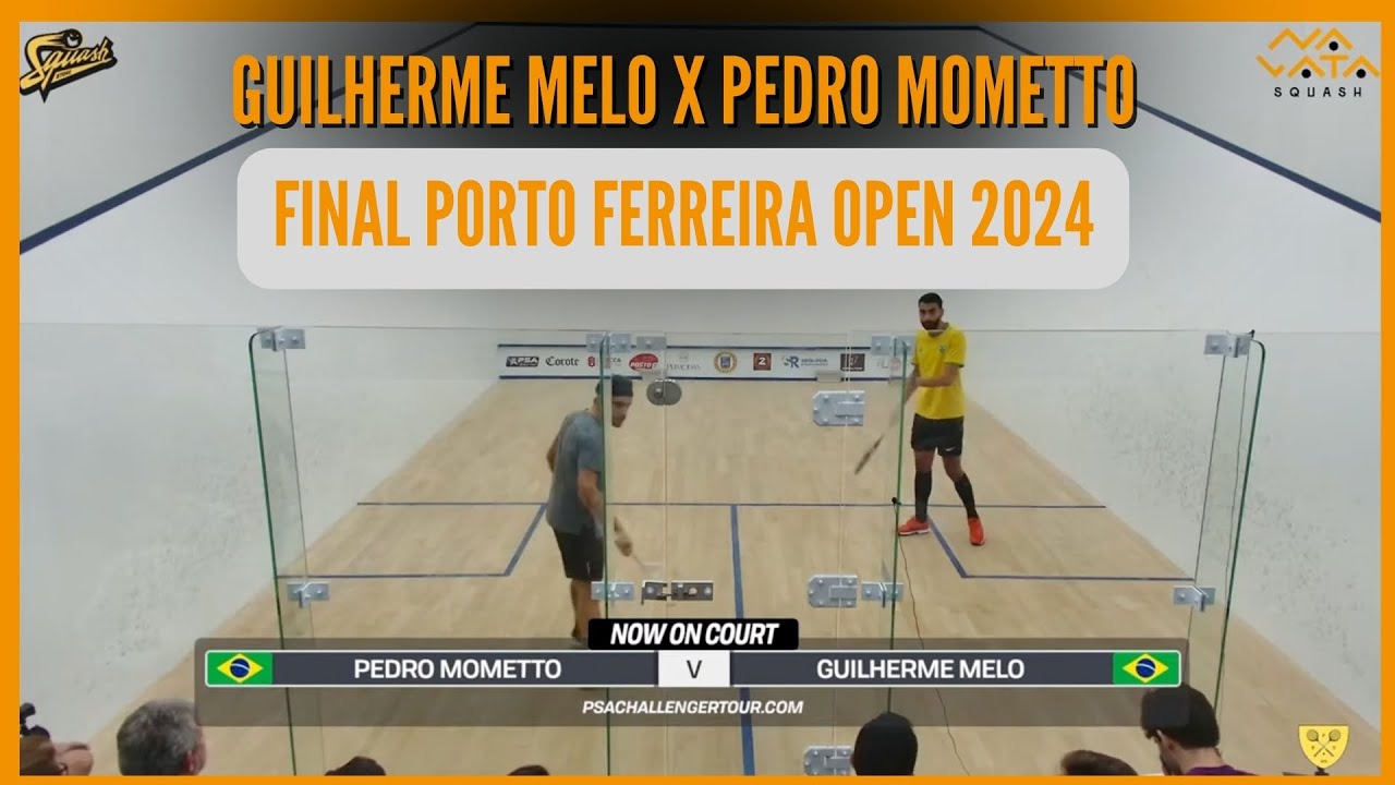 JOGO COMPLETO DE SQUASH GUILHERME MELO X PEDRO MOMETTO
