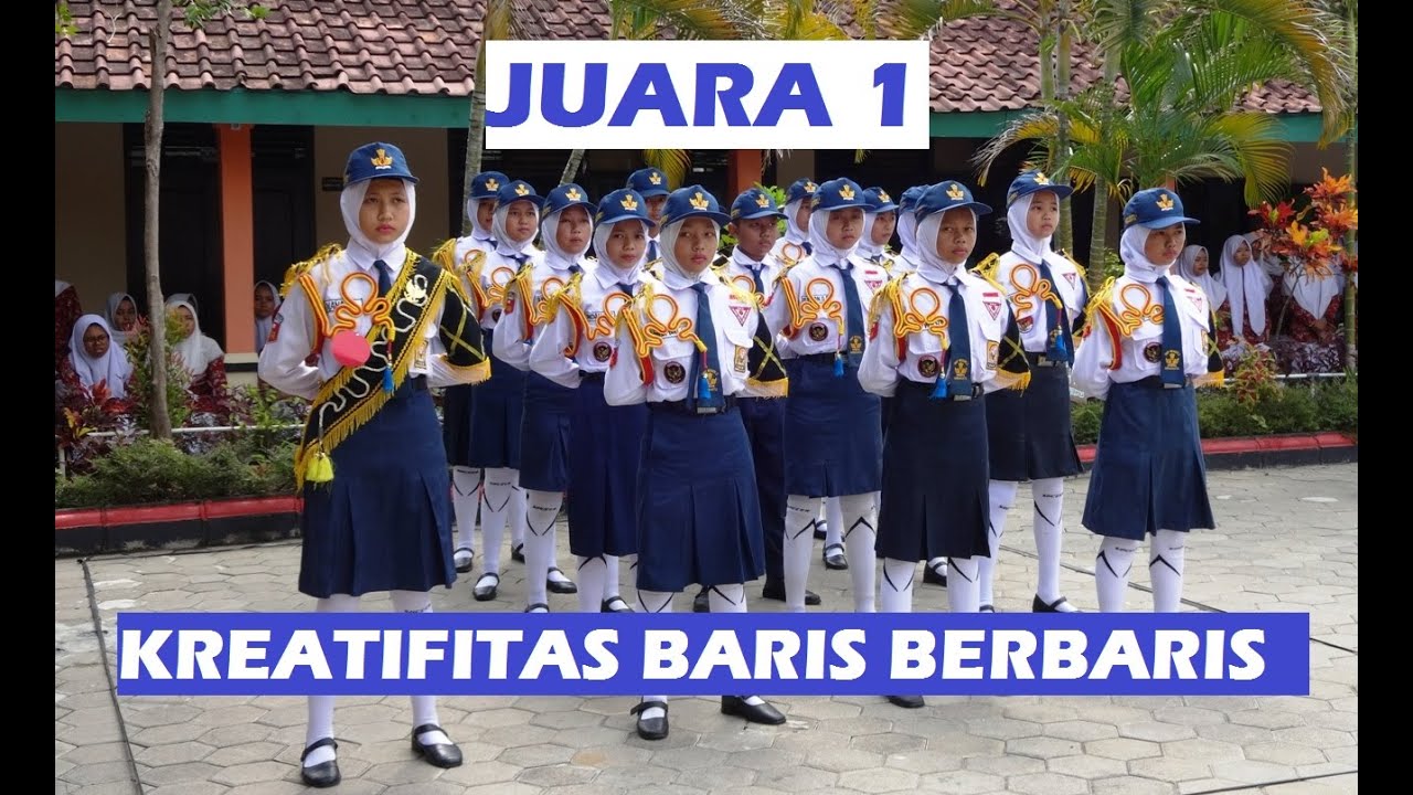 SMPN 2 Girimarto Juara 1 Kreatifitas Baris Berbaris