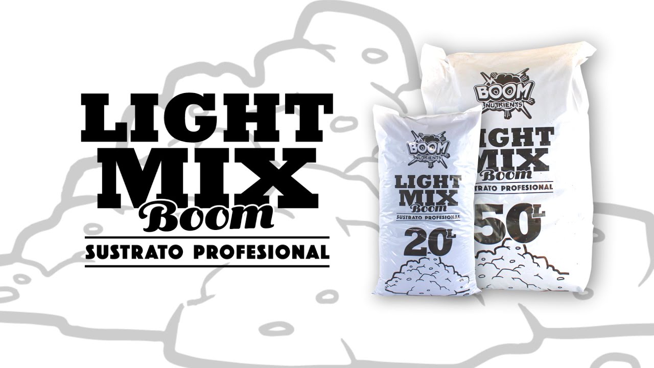 Light Mix de Boom Nutrients - Sustrato suave para plantas | Growbarato - GB The Green Brand