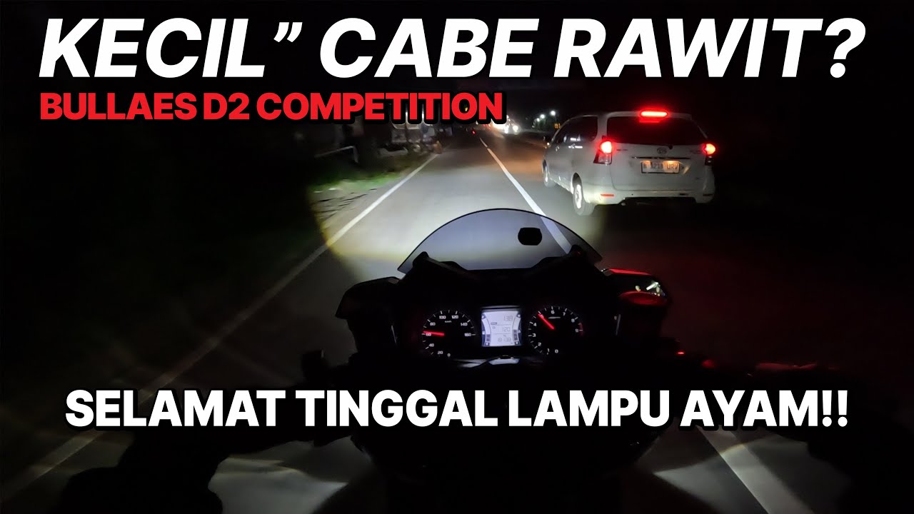 Pasang Lampu Tambahan XMAX - BullAES D2 Competition 20W