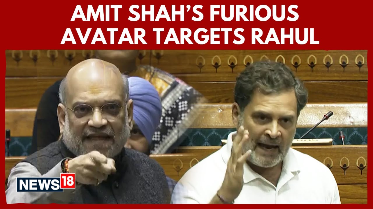 &lsquo;Atom Bomb&rsquo; vs &lsquo;Vote Chori&rsquo;: Shah, Rahul Trade Barbs In Fiery Lok Sabha Clash Over Poll | N18V