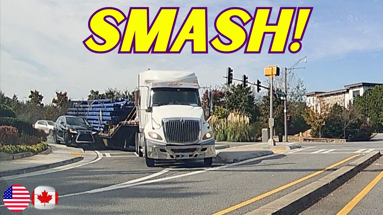 NEW Car Crash Compilation | USA & Canada - Oct 27, 2025