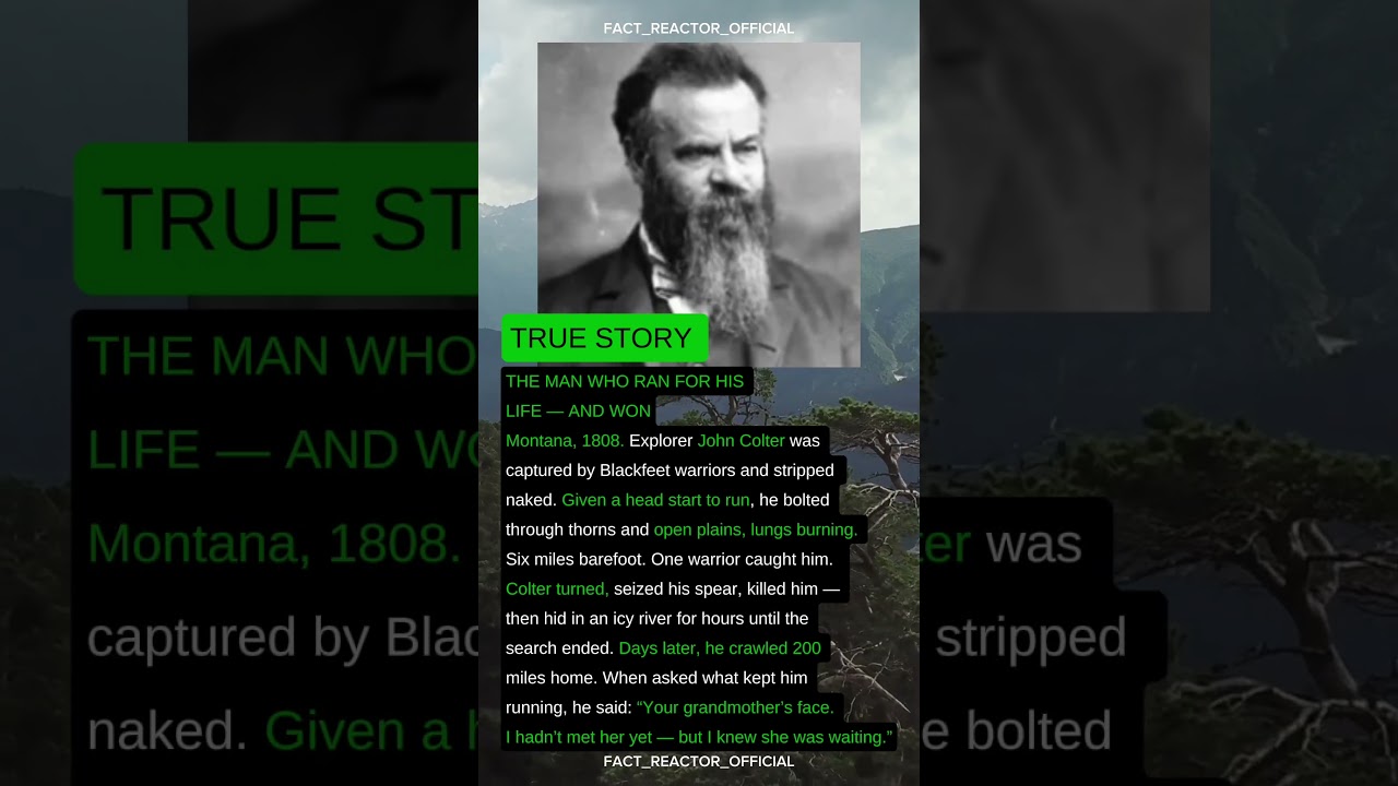 John Colter &mdash; The Man Who Outran Death#WesternIcons #FrontierLegends #SurvivalStories