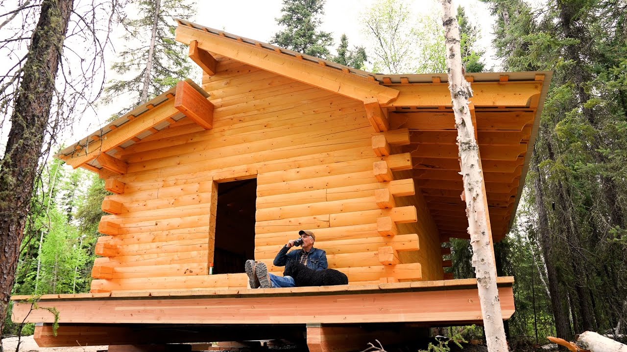 HOW TO BUILD an ALASKAN Log Cabin - Ep 10