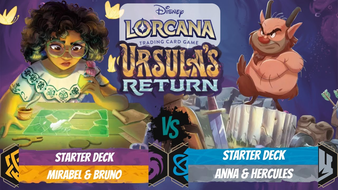 Ursula's Return Starter Deck Duel - Disney Lorcana Gameplay