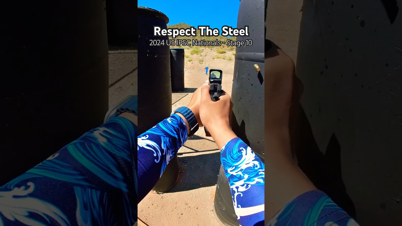 Respect The Steel - Stage 10 of the 2024 US IPSC Handgun Nationals #ipsc #uspsa #czshadow2
