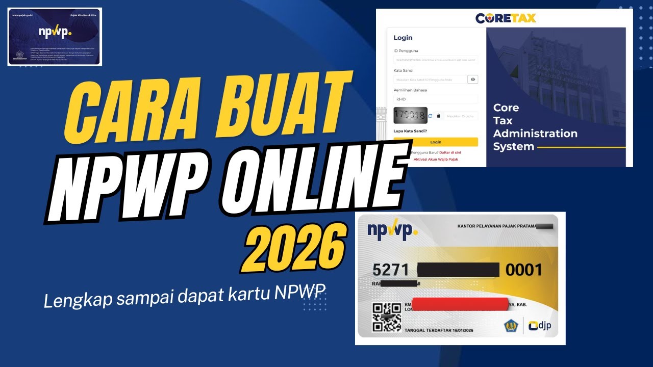 CARA MEMBUAT NPWP ONLINE 2026