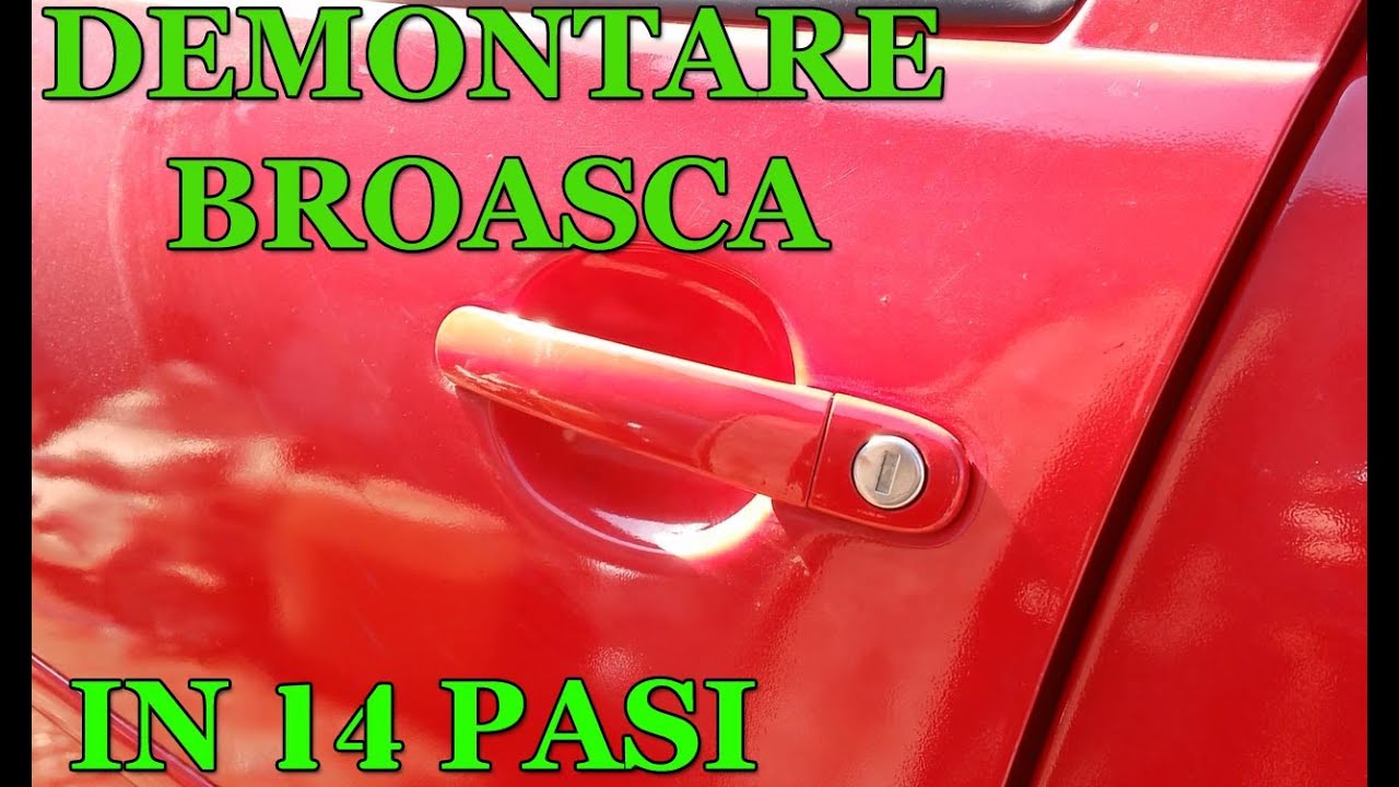 TUTORIAL: demontare broasca usa VW Golf 4, Bora, Passat in 14 pasi