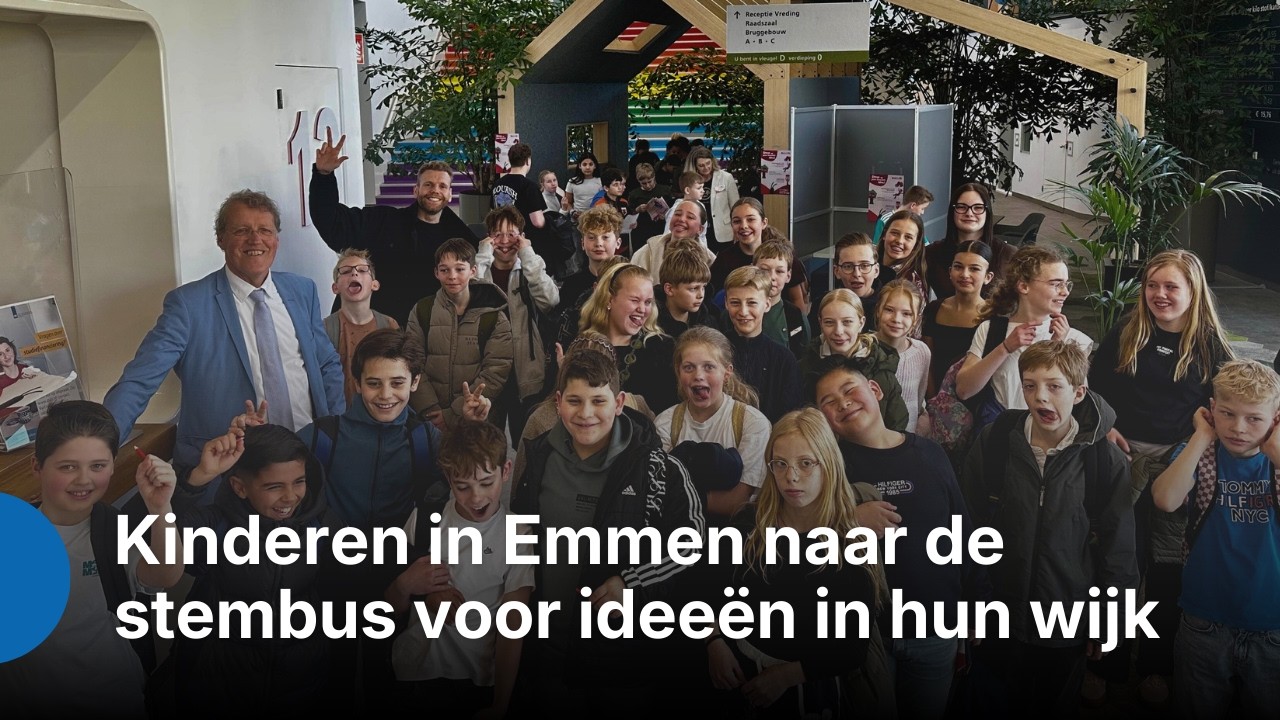ZO!34 - Kinderen in Emmen naar de stembus voor ideeën in hun wijk
