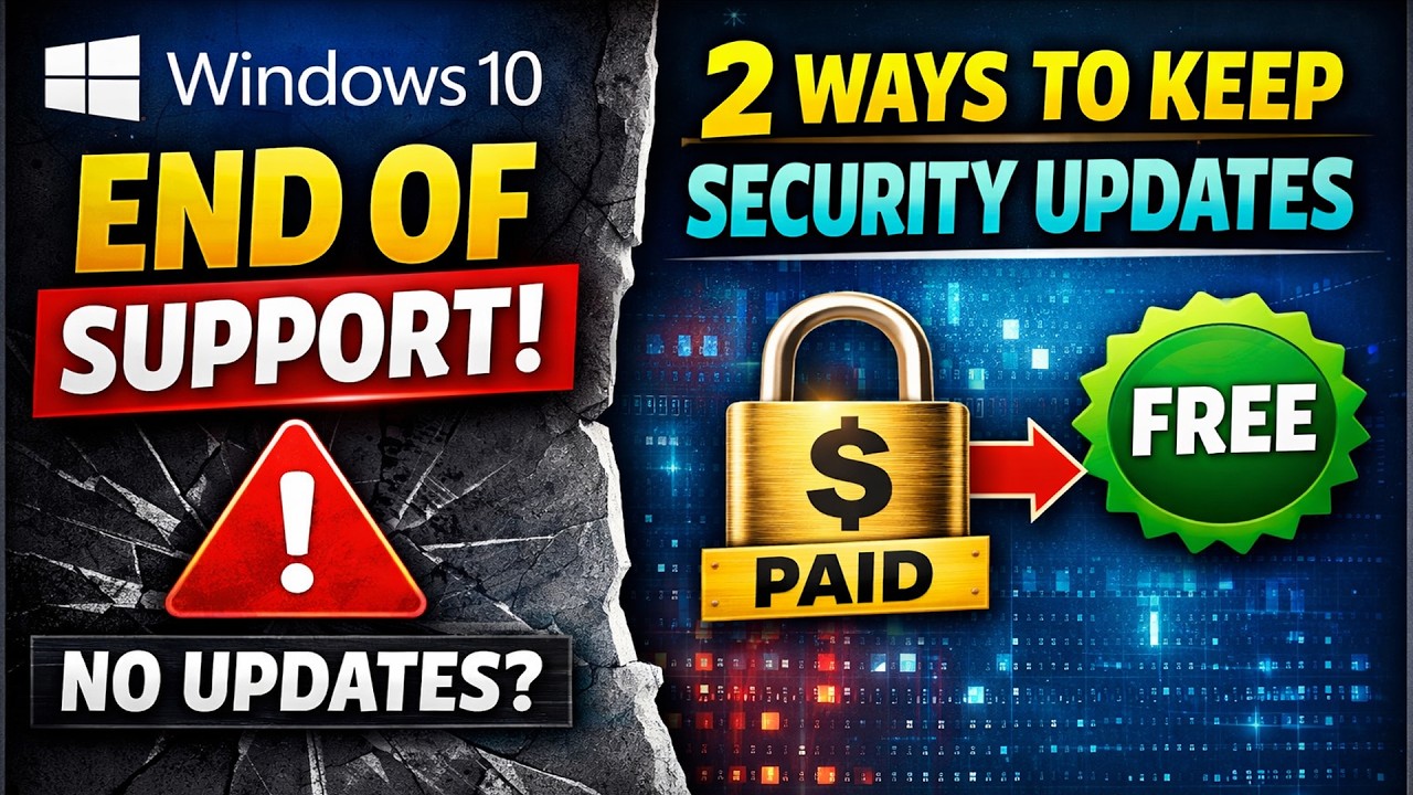 Прекращение поддержки Windows 10: 2 способа продолжать получать обновления безопасности