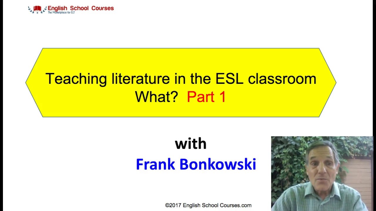 What literature to teach in the second-language classroom: Part 1