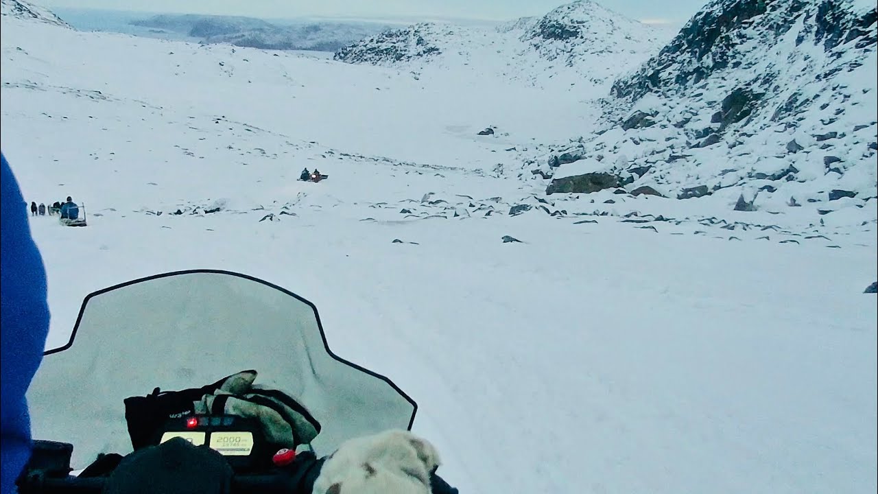 Deep into Greenland’s Arctic White Desert by Snowmobile | Reaching the Icecap