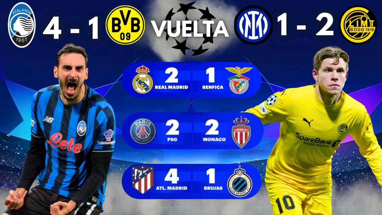 🔥 RESUMEN de la VUELTA de los PLAYOFFS de la CHAMPIONS LEAGUE (AUTÉNTICA LOCURA) | EL DÚO