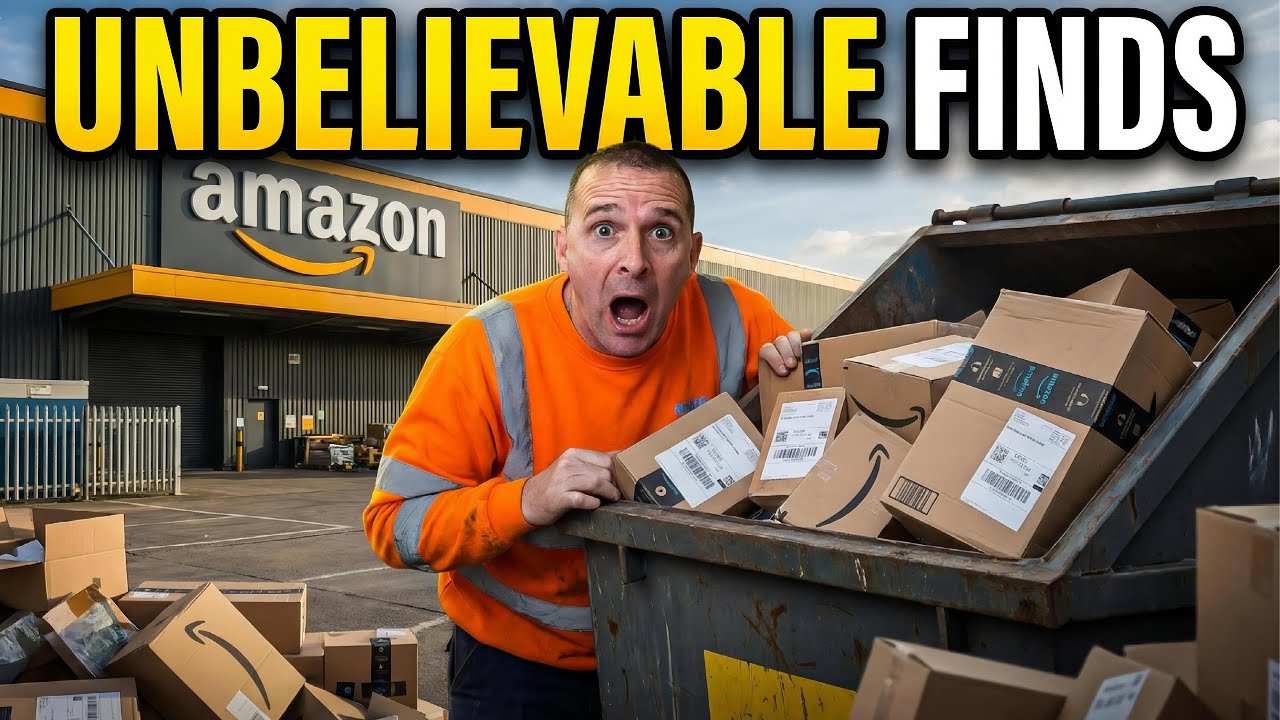 I DUMPSTER DIVED EVERY AMAZON FBA WAREHOUSE IN MY AREA😲 YOU WONT BELIEVE WHAT I FOUND🤯